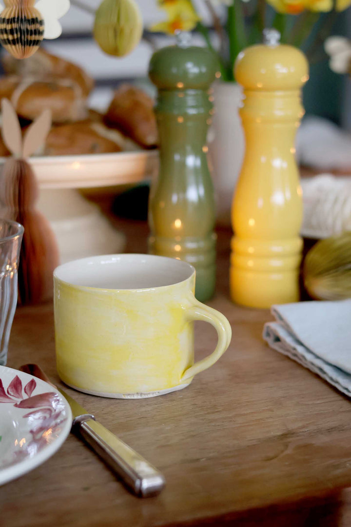 Wonki Ware Large Squat Mug / Yellow