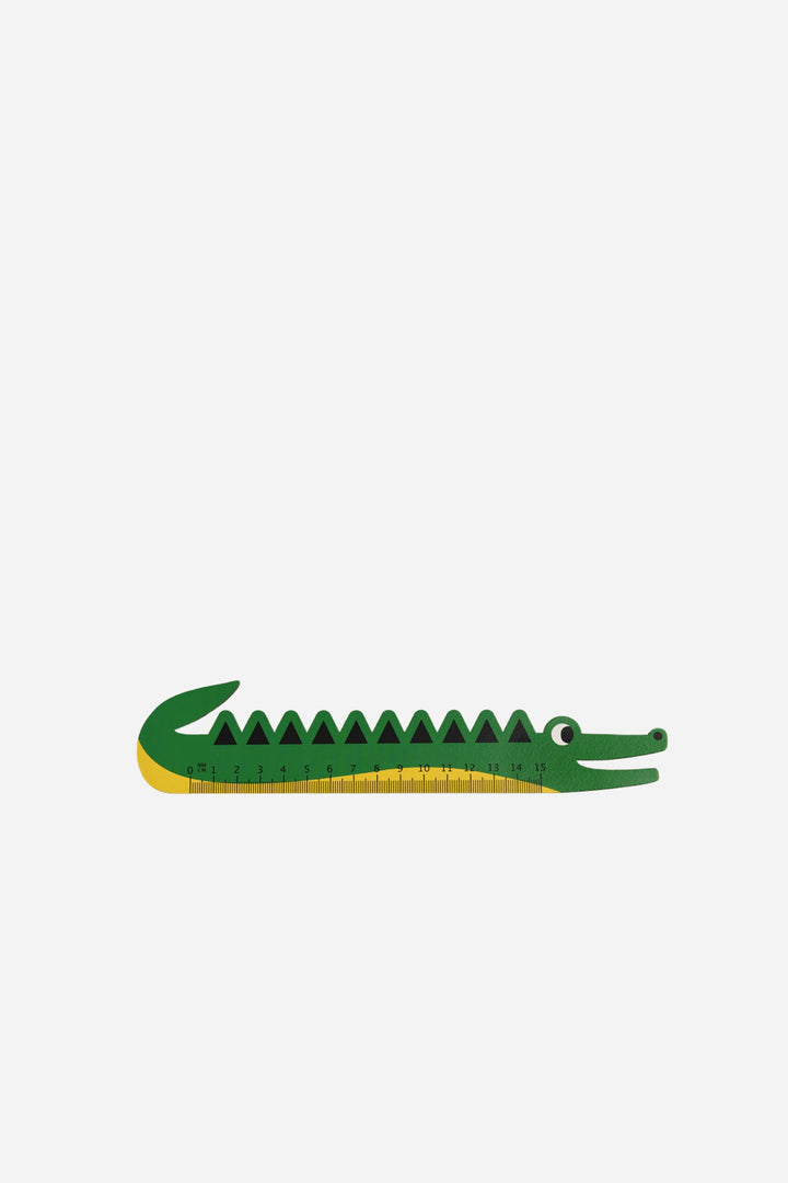 Wooden Ruler / Crocodile