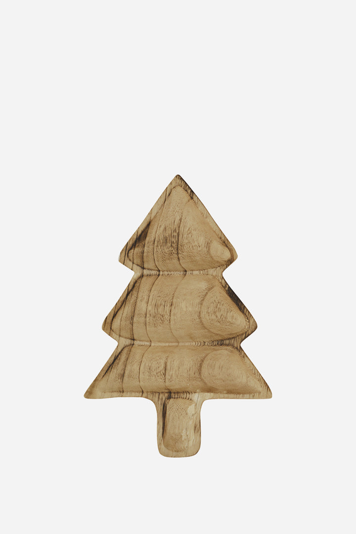 Wooden Christmas Tree Tray Lrg