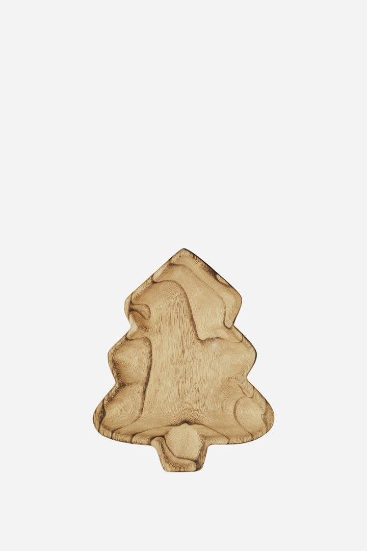 Wooden Christmas Tree Tray Med