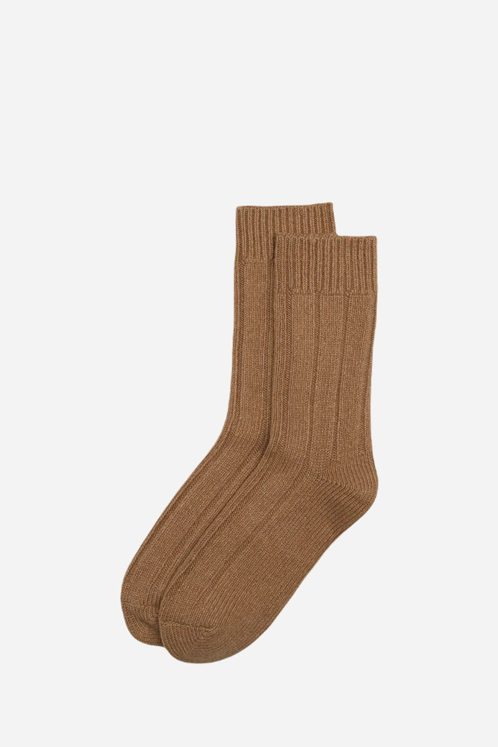 Wool Ankle Sock / Camel