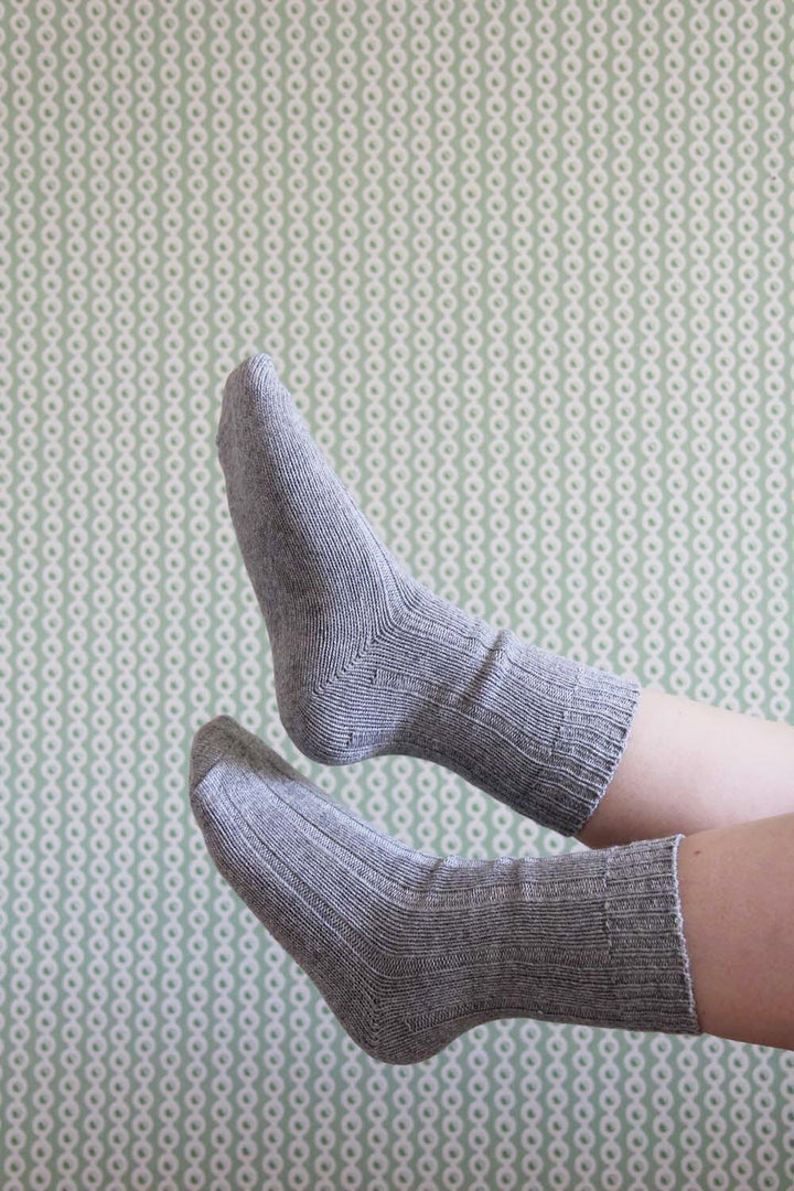 Wool Ankle Sock / Grey