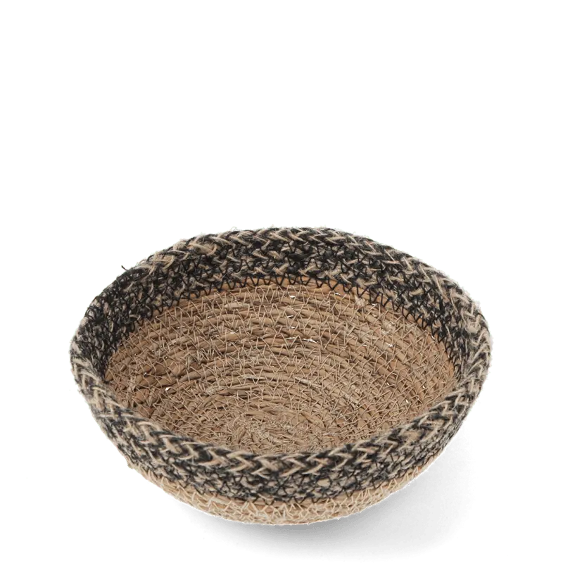 Woven Seagrass Decorative Bowl / Natural