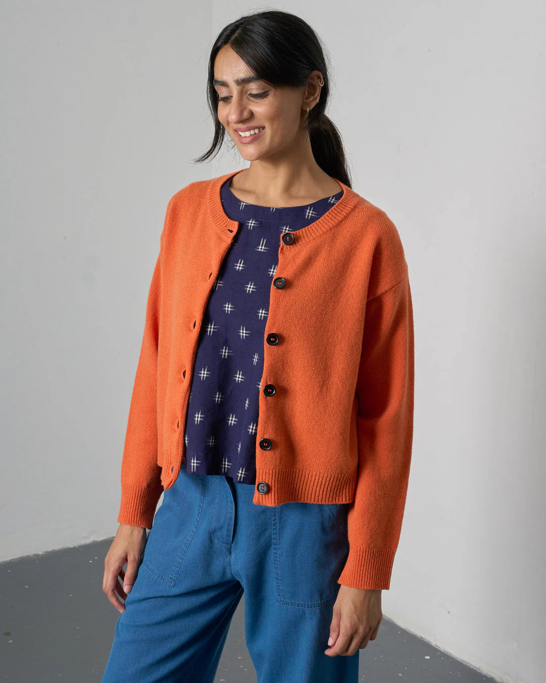 Eva Classic Cardi / Mandarin - Domestic Science Home