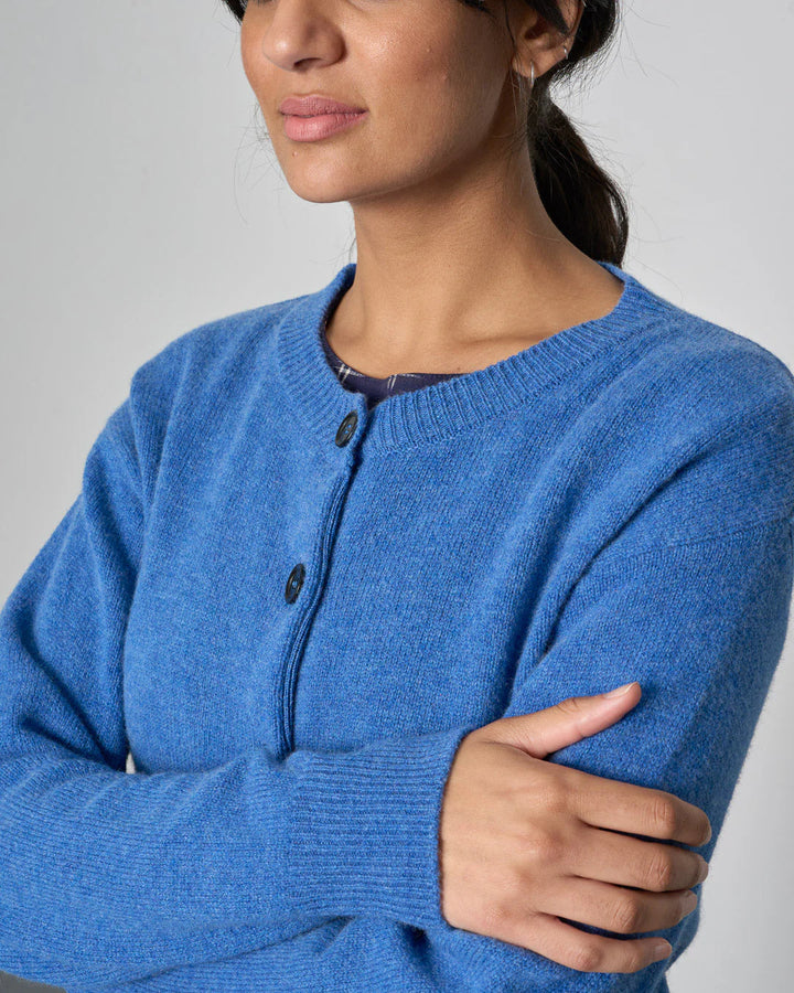 Eva Classic Cardi / Med. Blue - Domestic Science Home