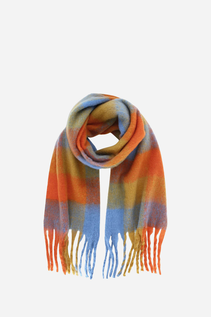 yasmin checked scarf