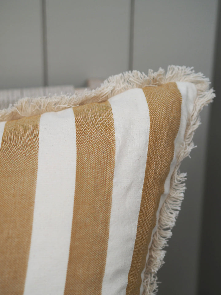Stripe Cushion Golden Yellow / 60x60cm