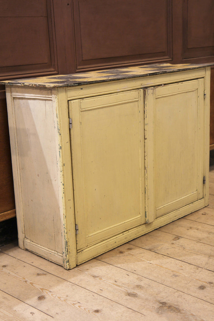 Yellow Painted Cupboard