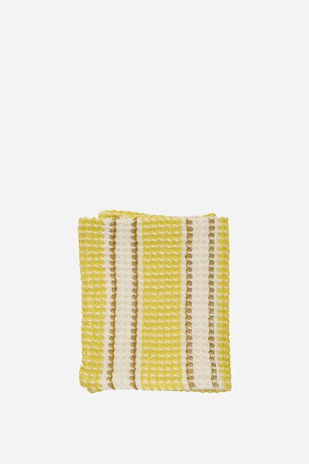 Waffle Hand Towel 50x80 Cm / Yellow White