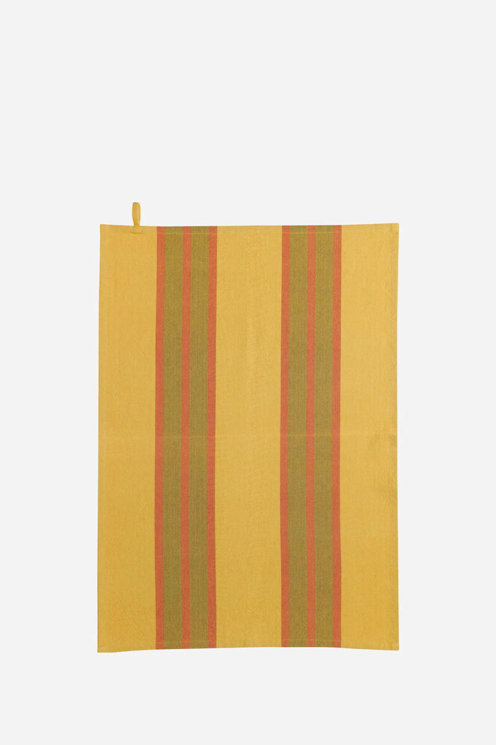 Yuna Recycled Tea Towel / Curry