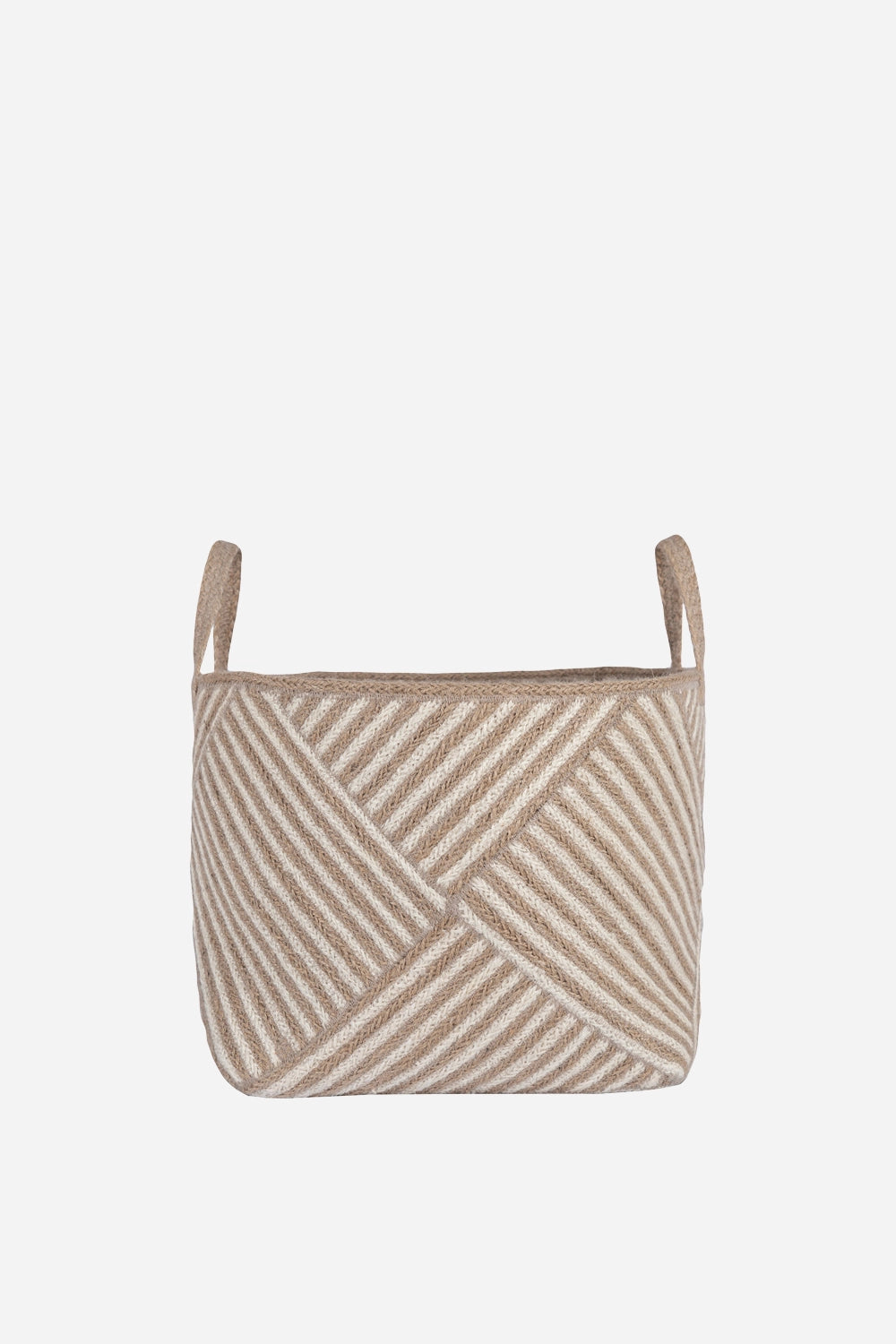 Zebra Basket Natural  Large - Domestic Science Home