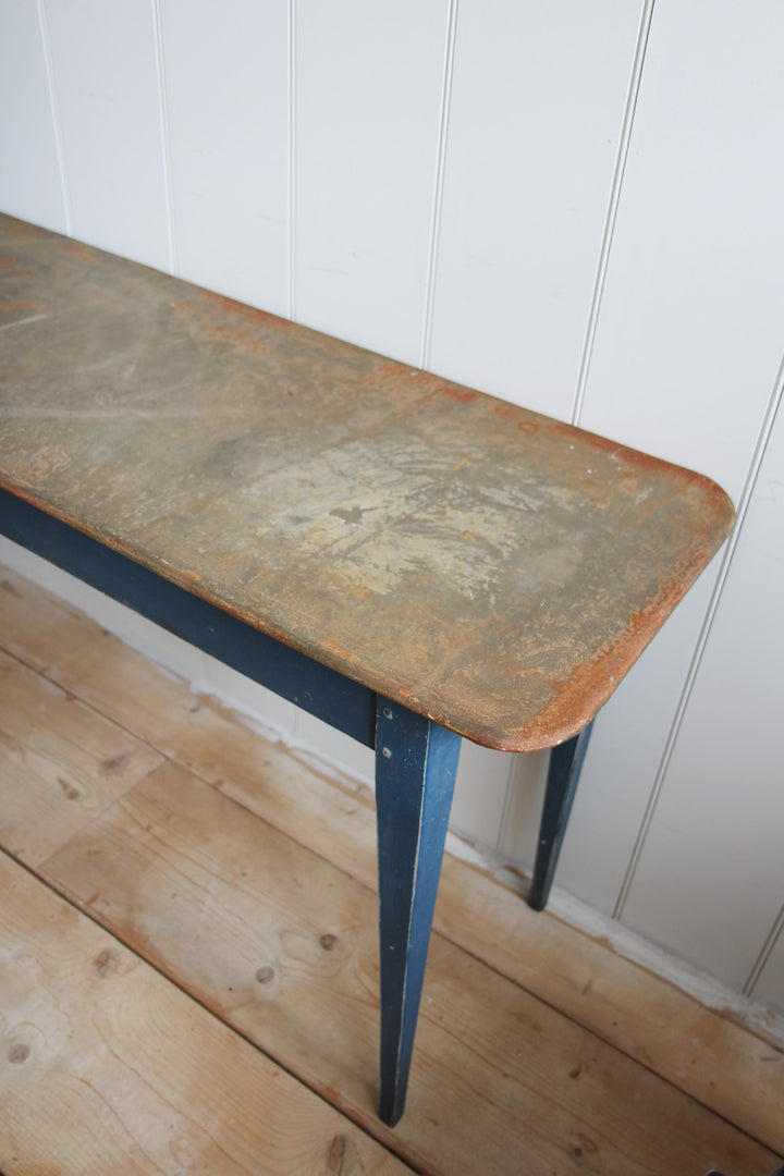 Zinc Top Serving Table