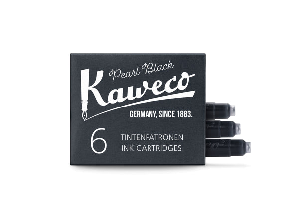 Kaweco Ink Cartridges Pk 6 / Black
