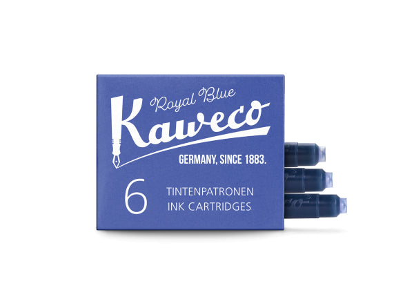 Kaweco Ink Cartridges Pk 6 / Royal Blue