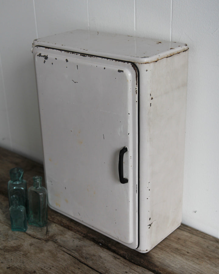 Vintage Enamel Wall Cabinet