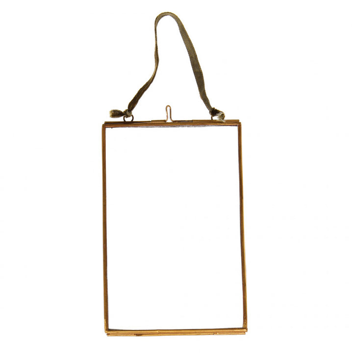 Hanging Brass Frame 15 x 10cm - Domestic Science Home