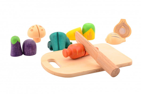 Wooden Toy Cutting Vegetables
