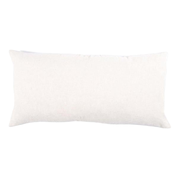 Linen Bolster Cushion / White