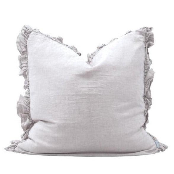 Large Olivia Cushion / Silver Grey - Domestic Science Home