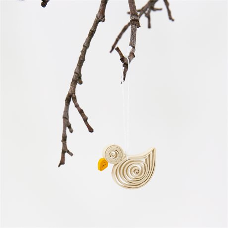Paper Chicken Easter Decorations Pk10