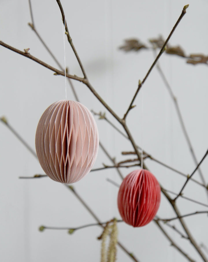 Easter Paper Egg Decoration Sml / Melon