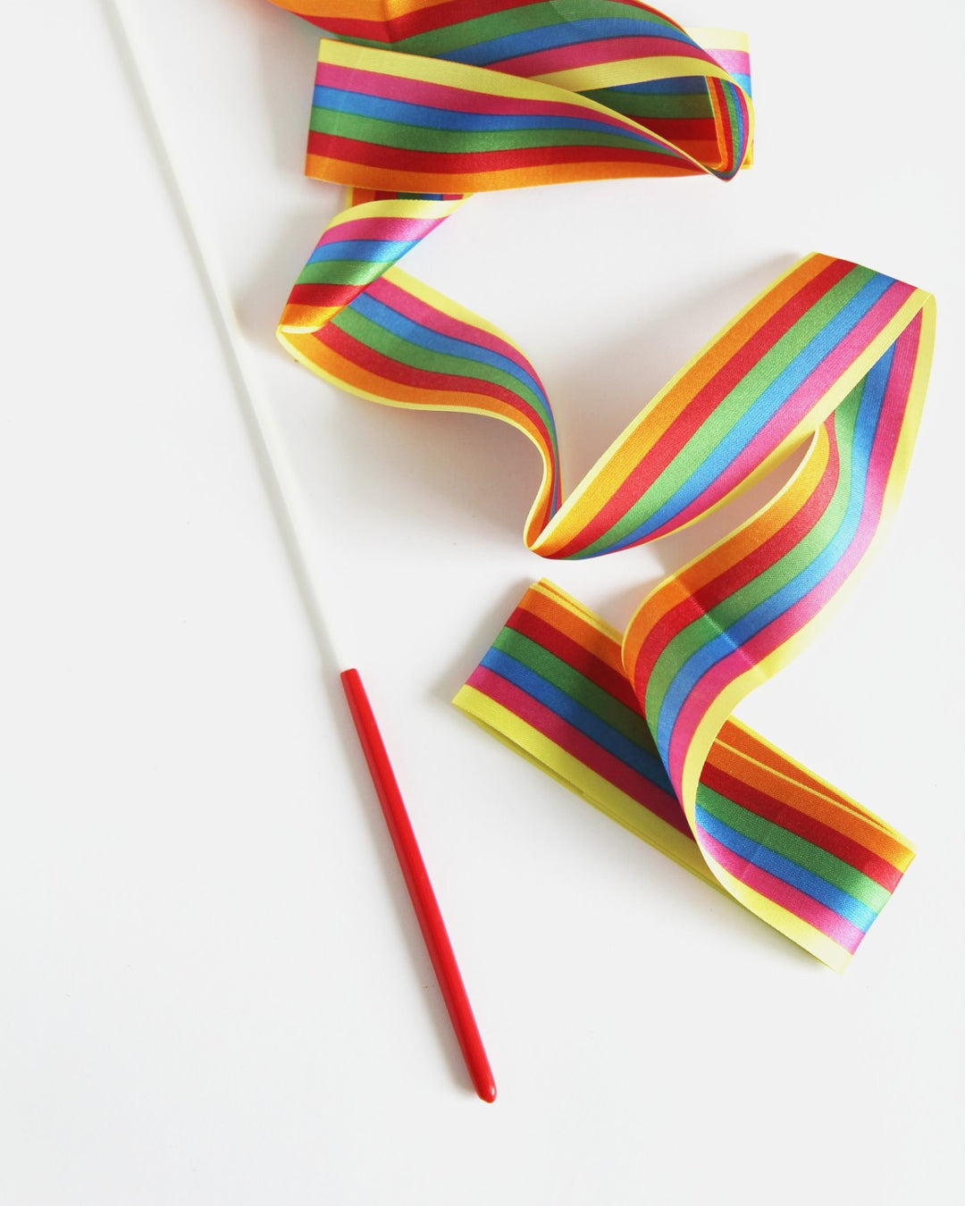Rainbow Ribbon Wand