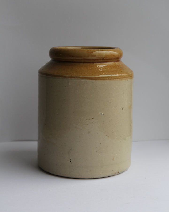 Vintage Two-tone Stoneware Pot